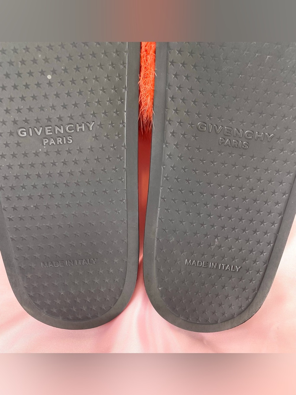 Givenchy Paris Coral Mink Fur Slides Sandals EU 40/US 9-9.5 +Box $595 MSRP - Picture 12 of 14